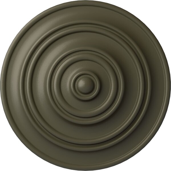 Ekena Millwork Classic Ceiling Medallion (Fits Canopies up to 4 1/8"), Hand-Painted Witch Hazel, 13 1/4"OD x 1/2"P CM13CLWHF - main